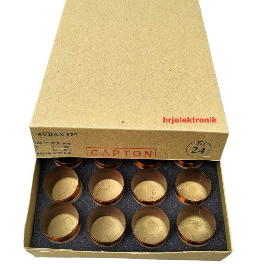 spull coil speaker audax 12 inch 1 box 24 pcs