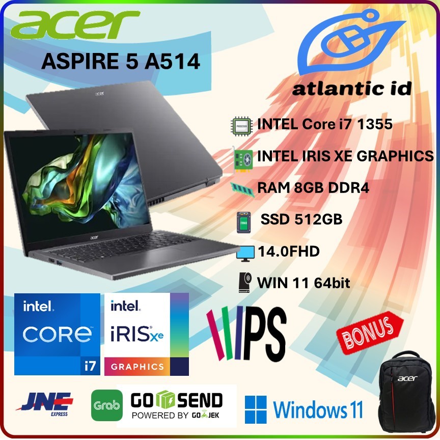 Acer Aspire 5 A514 I7 1355 8GB 512GB W11PRE 14.0FHD IPS