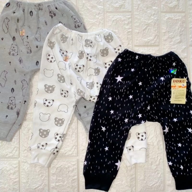 [3pcs] Celana Panjang Bayi DDKU