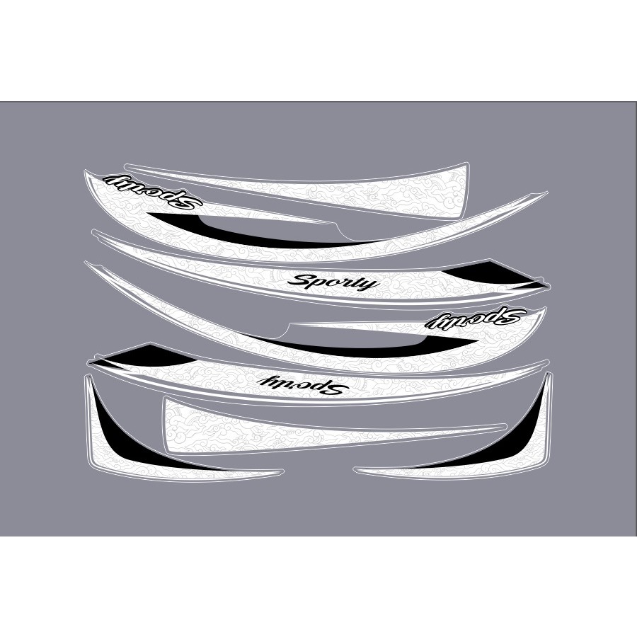 STRIPING SCOOPY PGM FI STRIPING LIST TRANSPARAN  SCOOPY STYLISH CUSTOM DESAIN