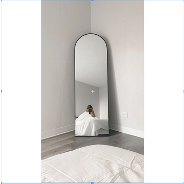 Cermin Kaca Ukuran 160x60 cm Standing Mirror Cermin Full Body