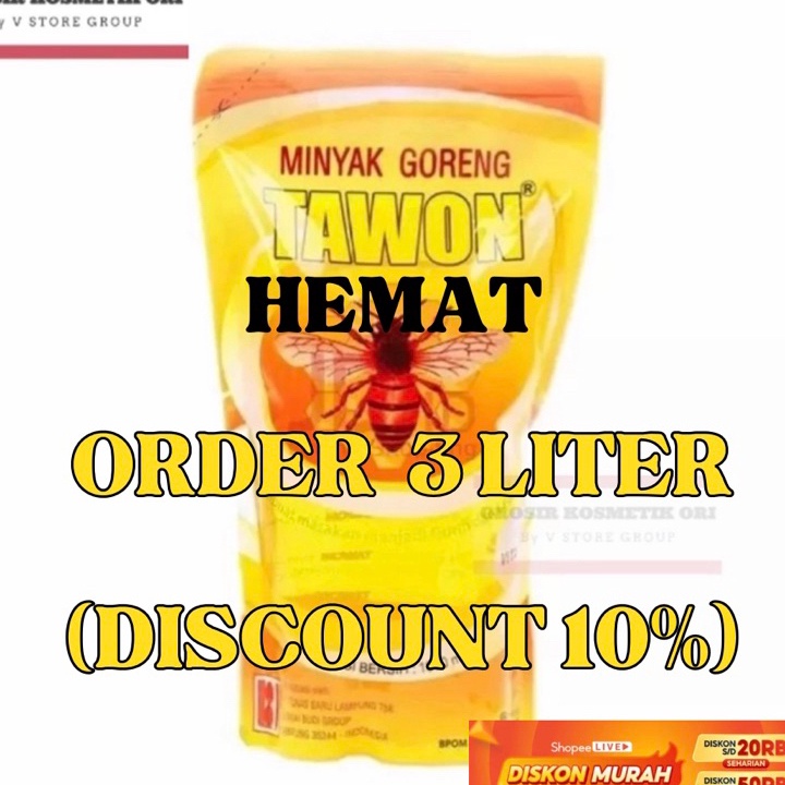 

[KODE Z06MQ] MINYAK GORENG TAWON 900ML