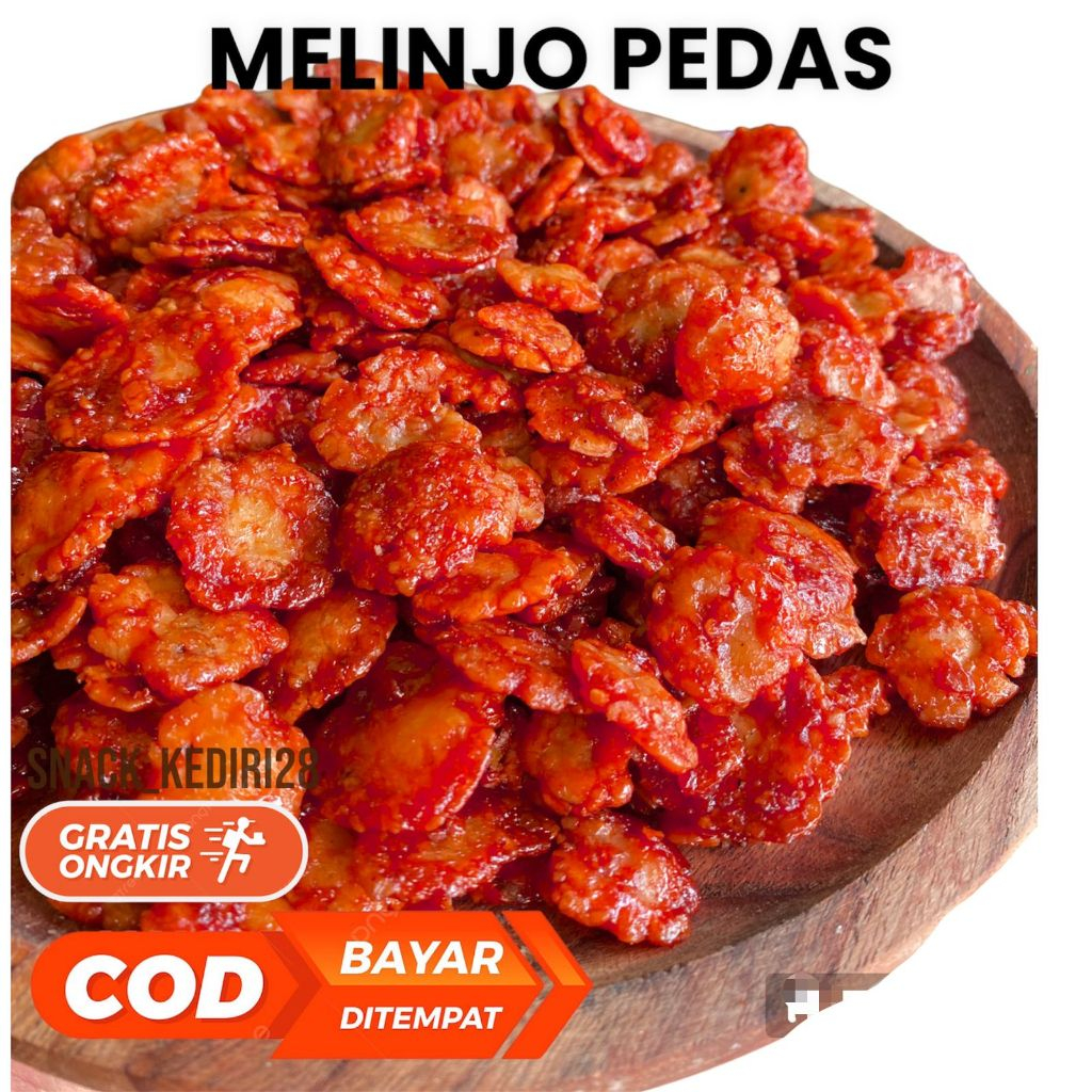 

Emping Mlinjo Pedes Manis 500gr Emping Melinjo Pedas 500gr