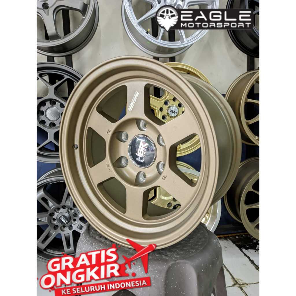 Velg PAJERO FORTUNER R16 TOKYO 6053 HSR R16lebar8 ET0 Sandy Bronze