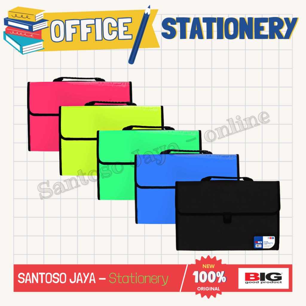 

Expanding File BIG Organizer Document F4 Folio - Pocket Kunci XP-8005
