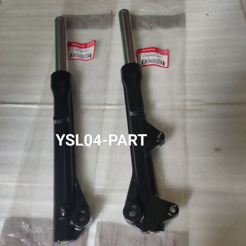 AS SHOCK DEPAN PLUS TABUNG SUPRA X 125 HELM IN SUPRA X 125 FI INJEKSI ORI