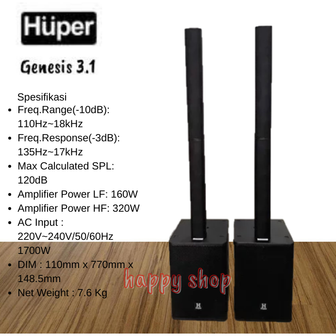SPEAKER TONER HUPER GENESIS  3.1