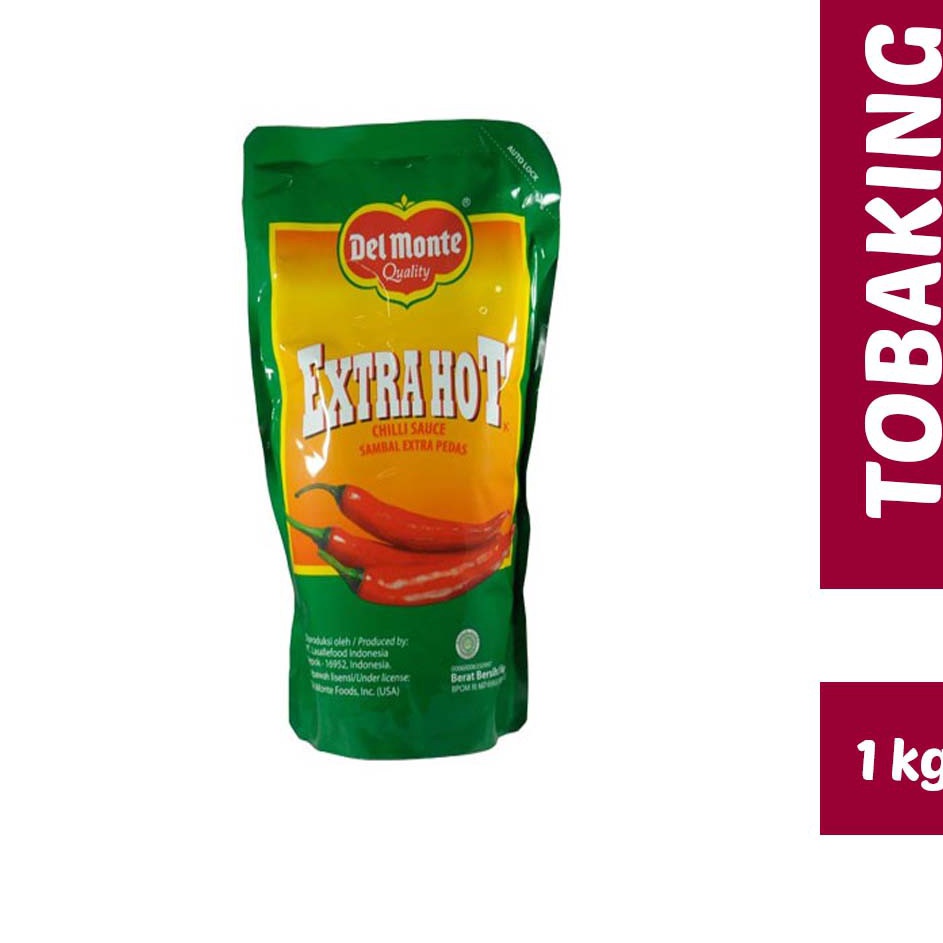 

[KODE PRODUK 8CZLU8254] Delmonte Saus Sambal Extra Hot Chilli Pouch 1000 gr