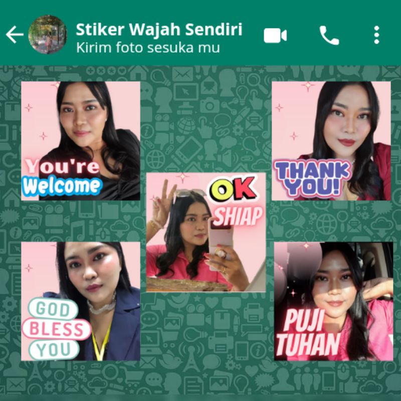 

Stiker wa Wajah Sendiri dan Caption bebas