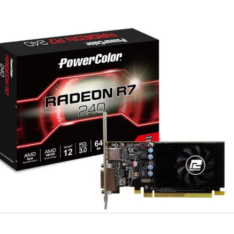 VGA AMD RADEON POWER COLOR R7 240 2GB DDR5 64BIT