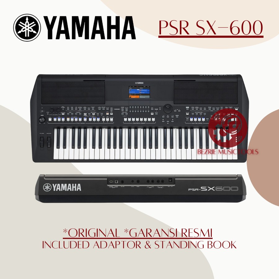 Yamaha PSR-SX600 61-Key Arranger Keyboard Original Garansi PSR SX-600