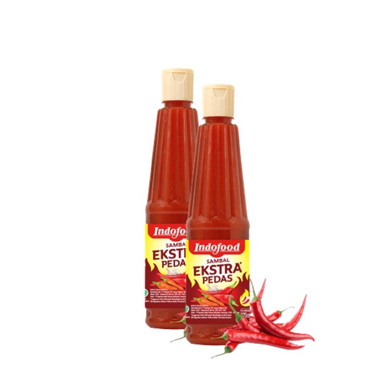 

[KODE PRODUK VVHUK9564] Indofood Sambal Extra Pedas 2 x 275 mL