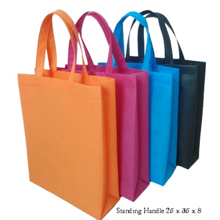 

Tas Spunbond Handle uk 25x35 / Goodie Bag / Tas Kain Kantong Polos Goodiebag Souvenir Hampers Ultah