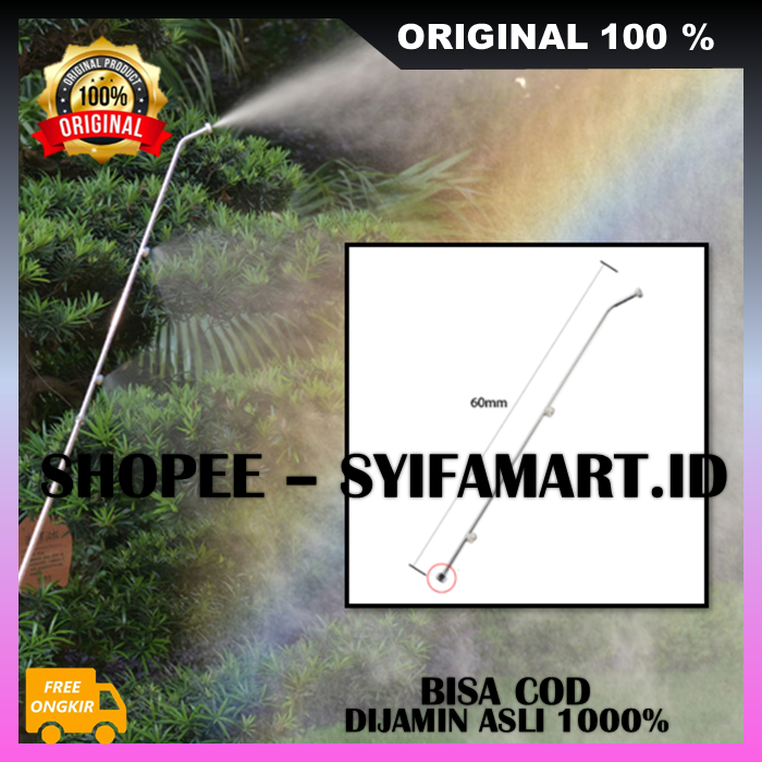 Nozzle Sprayer Super Kabut 3 Mata Stik Sprayer 3 Mata Stainless 100% ORIGINAL