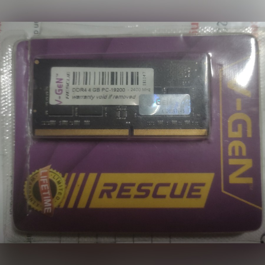 RAM DDR4 6GB Laptop SODIMM 4GB V-GEN RESCUE + 2GB SK Hynix Ori Acer