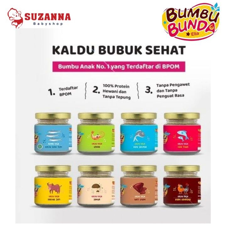 

BUMBU BUNDA by Elia | KALDU BUBUK Non MSG - MPASI-50GR
