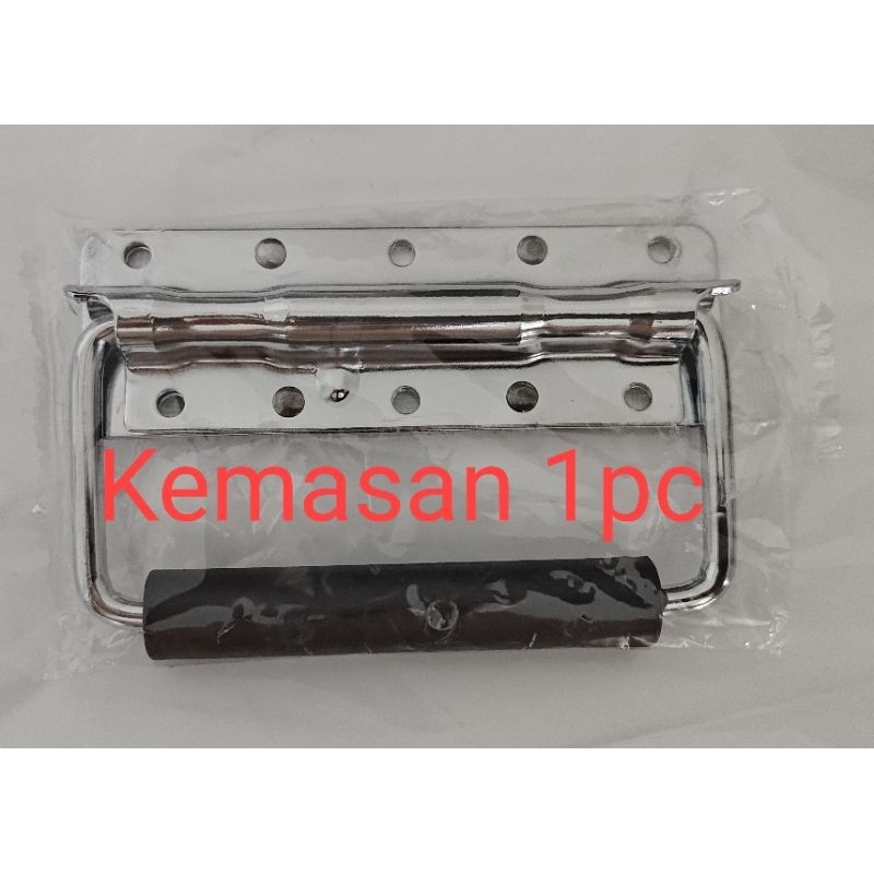 Chicorashop1 Handle Tempel Box Hardcase Ls-10 Pegas / Per Besi Chrome Handle Hardcade Mixer (12X4Cm)