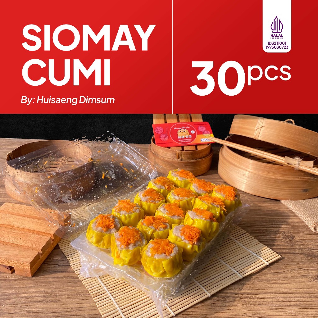 

Dimsum Premium Siomay cumi isi 30 pcs dengan Saus di Kota Bandung Indonesia Halal (Frozen/Fresh) (BISA KIRIM LUAR KOTA)