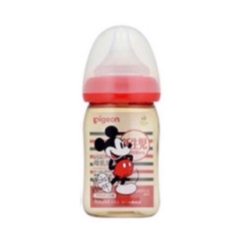 PPSU Botol Susu Pigeon Wide Neck Snoopy Disney Mickey Pooh 160ml