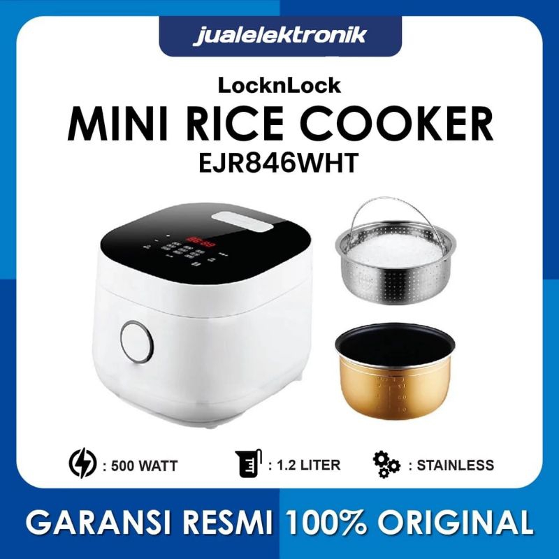 Lock n Lock EJR846WHT – Rice Cooker Low Sugar 3 Liter