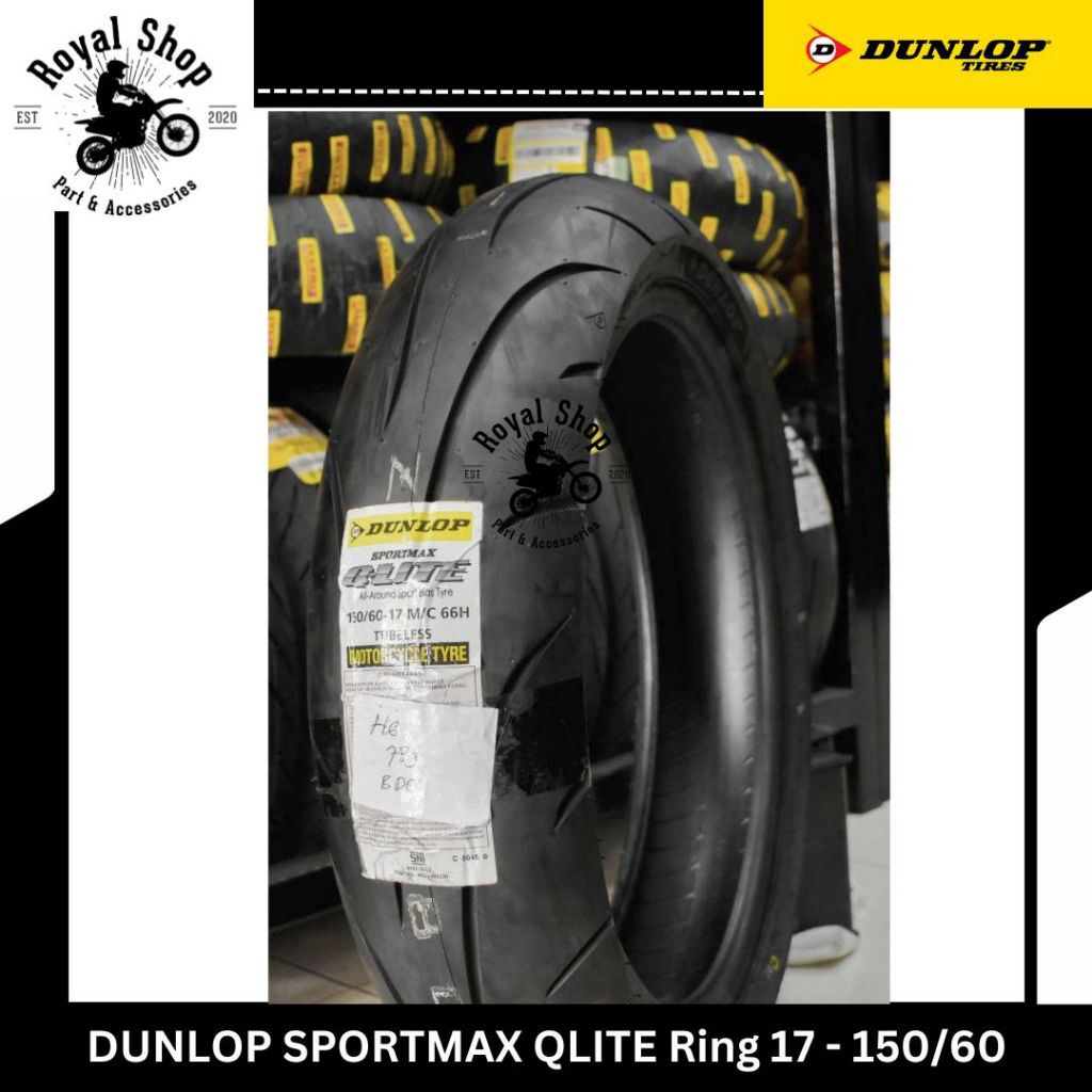 Ban Dunlop sportmax Q lite 150/60-17 Q Lite 150 60 Ring 17 Ban Motor