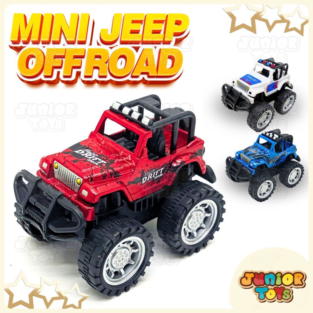 

Mainan Anak Mobil Mobilan Jeep Mini Pullback OffRoad Car Toys