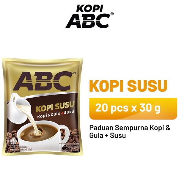 

Ready Stok ABC Susu 1 Bag (20 x 30 gr) ➯⁂✯