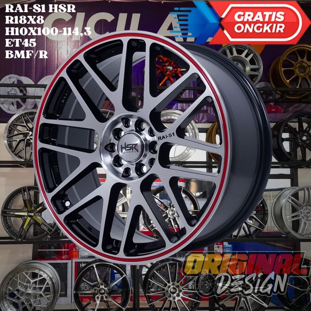 Velg Mobil XPANDER , SONET , ACCORD , WRV , HSR RAI S1 RING 18 R18 MURAH