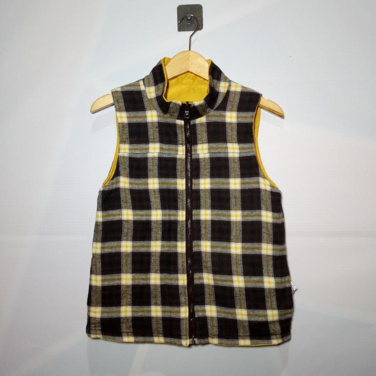 Vest Rompi Bolakbalik Bulu Angsa CLEF DE SOL Original VD281-001