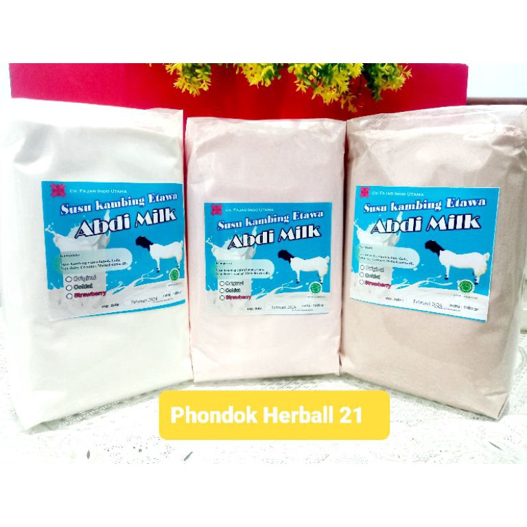 

[♣N51@] Susu Kambing Etawa Bubuk Abdi Milk 1kg Gread 2 [226]