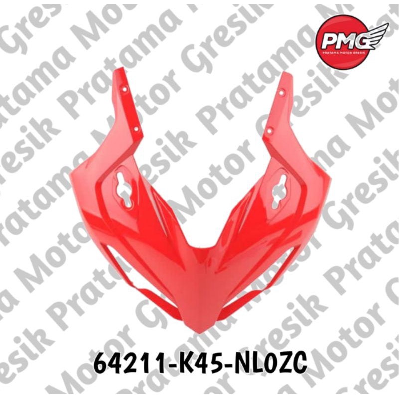 Cover Tameng Depan Merah Honda CBR 150R K45R - 64211K45NL0ZC