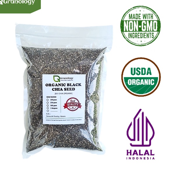 

Ready Stok Organic Chia Seed Peru (1 Kilogram) by Granology ☍✭✽