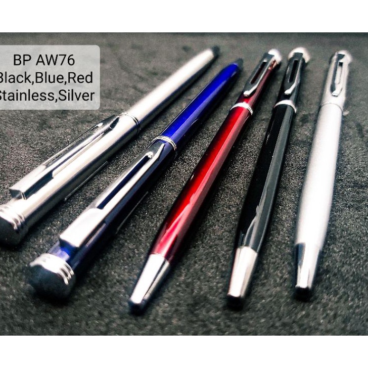 

Terkini Pen Besi AW76, Ballpoint metal, Bolpen Paku ,Bolpoin Promosi, Pulpen Refill Cross, Grosir Ball Pen