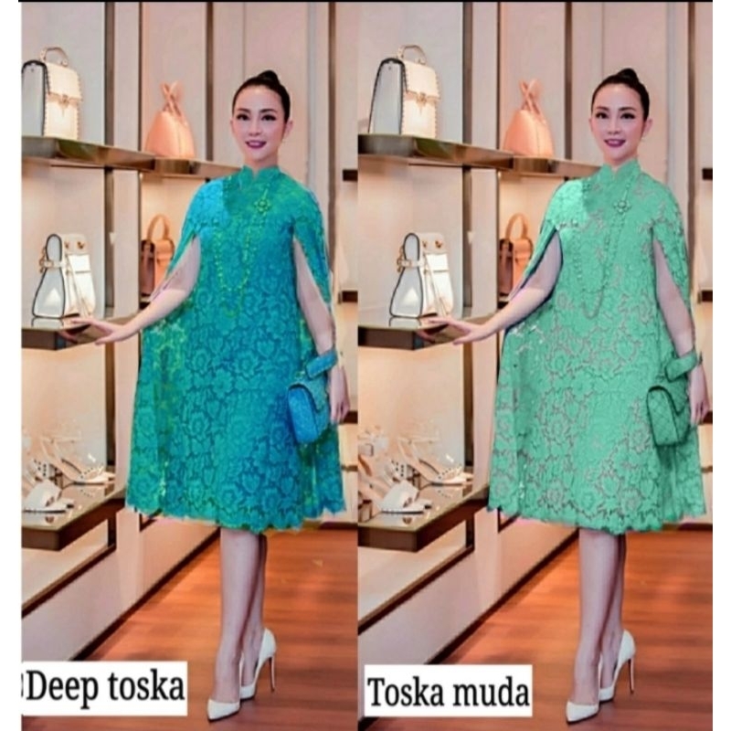 JBS Dress Cape Martha Brokat L - XXL/ Dress Jumbo