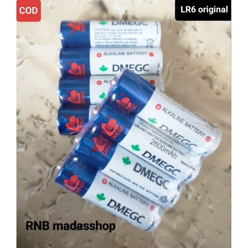Baterai AA 1.5V Alkaline DMEGC 2600mah Harga Isi 4 Pcs
