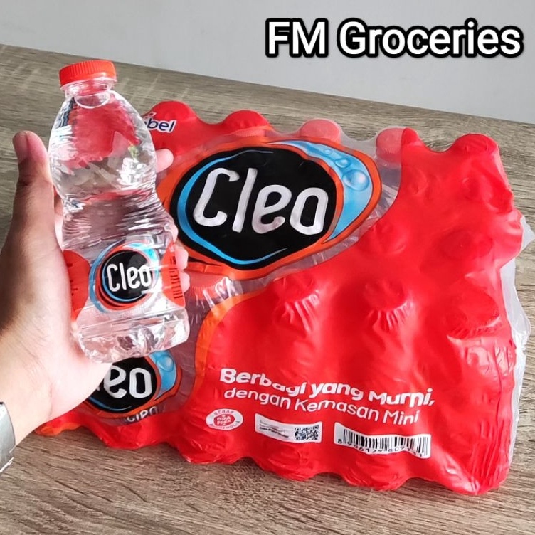 

[KODE BHQWU] Cleo air mineral botol kecil isi 24 botol ( 1 krat )