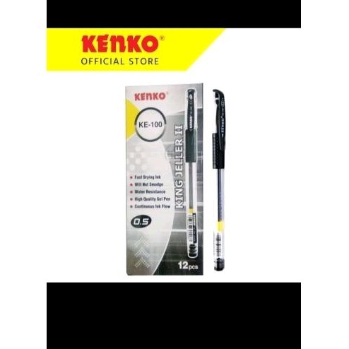 

Bolpoin Kenko King Jeller kingjeller 0.5mm satu pak 12 pcs