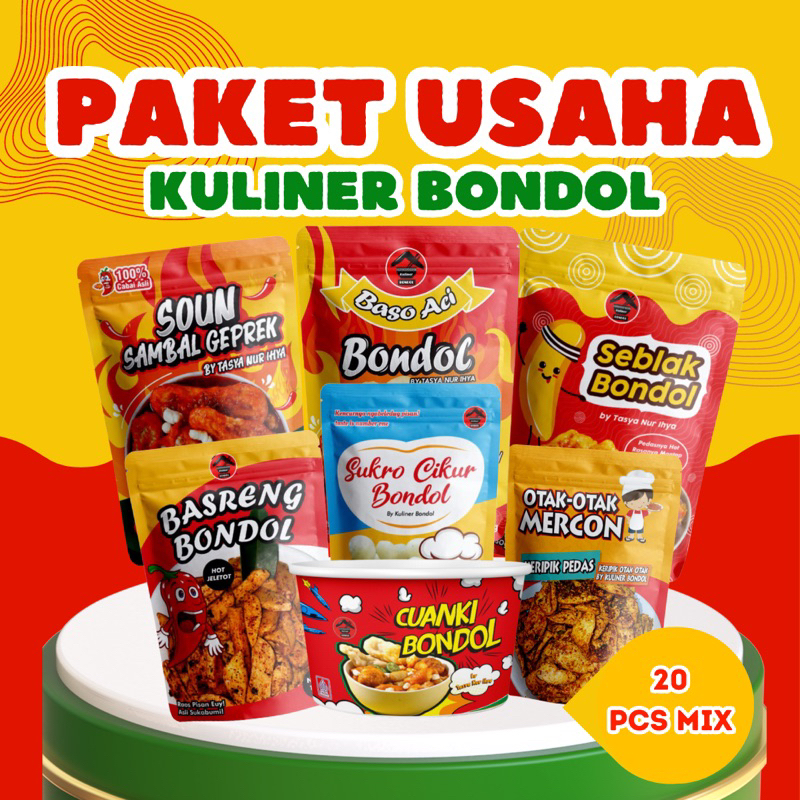 

PAKET RESELLER 20 PCS MIX / PAKET USAHA