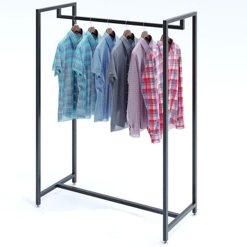 Rak Baju | Hanger Baju Full Besi Simple | Rak Baju Industrial