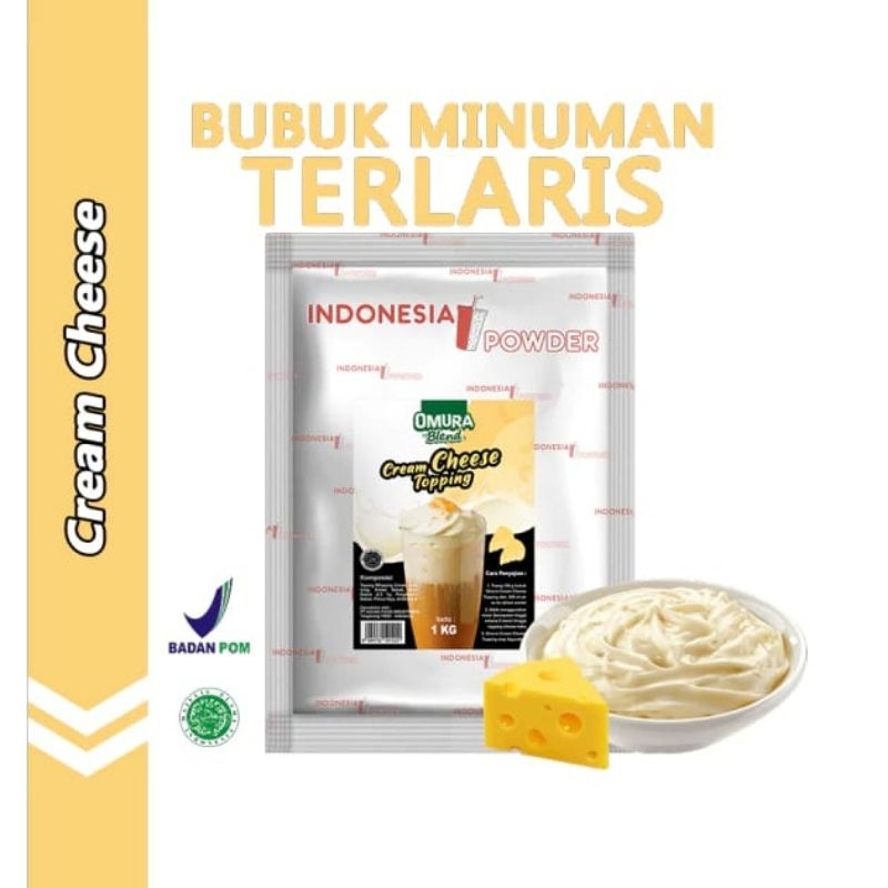 

Cream Cheese 1Kg Premium / Krim Keju Premium 1Kg Omura Blend