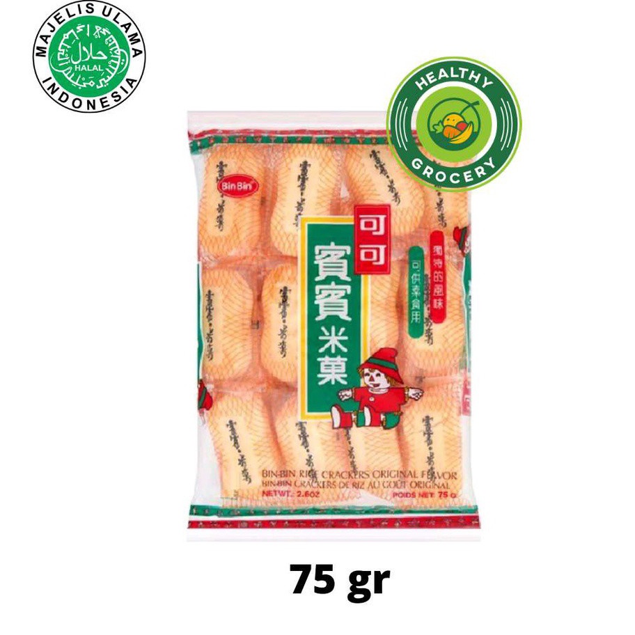 

Terkini Bin Bin Rice Crackers Original 75gr Best Produk