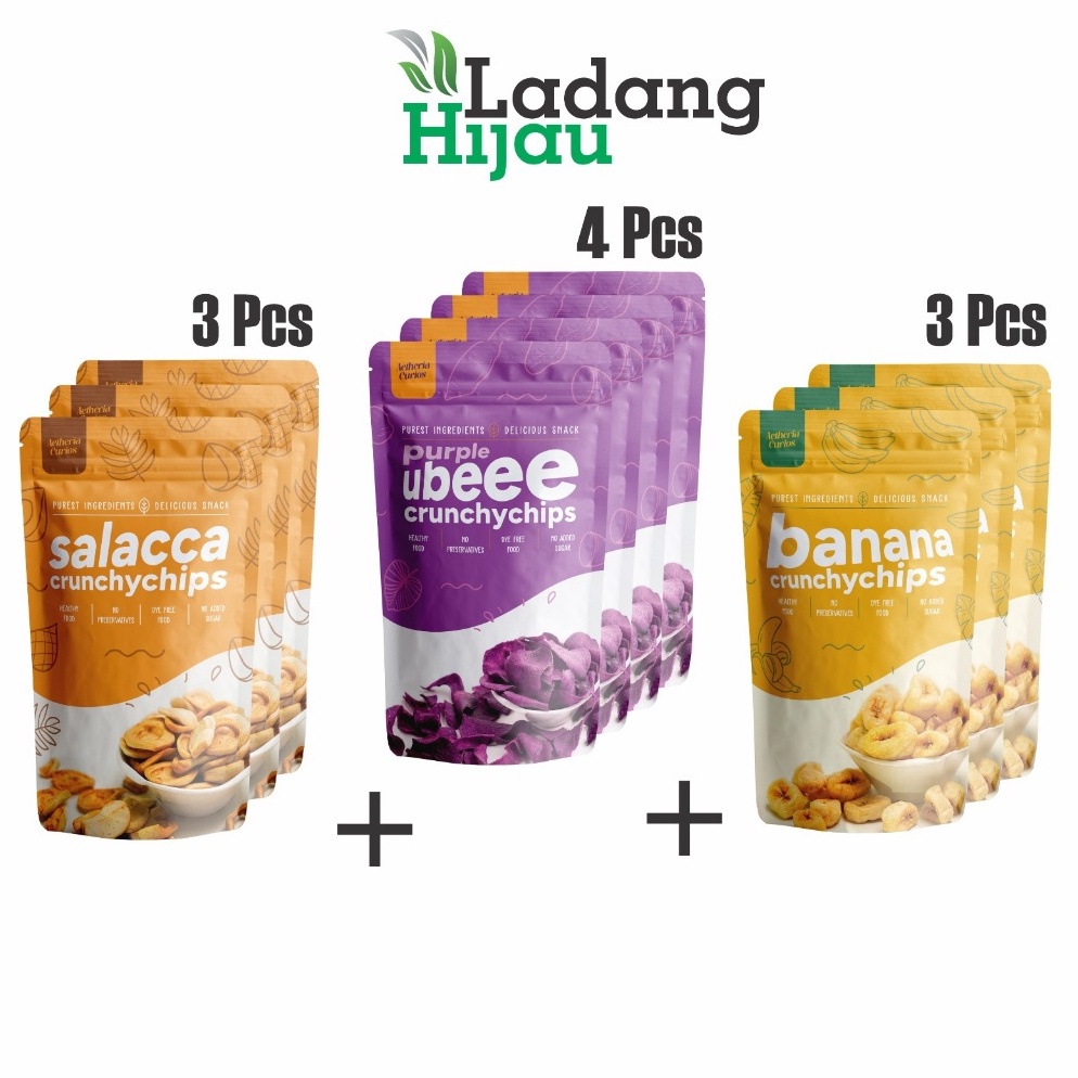 

Terb4ruy Keripik Buah / Keripik Buah Salak (3pcs) + Keripik Buah Pisang (3 pcs) + Keripik Buah Ubi Ungu (4 pcs) MurrrMerrr