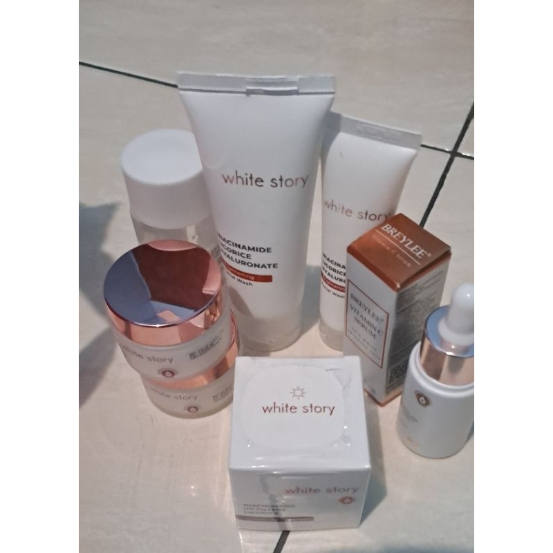 White Story Skincare/ Paket Brightening White Story/ Skincare White Story Preloved