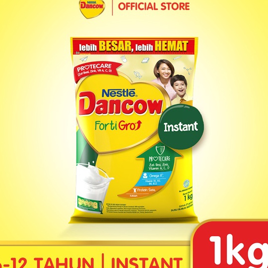 

Diskon DANCOW Fortigro Susu Bubuk Susu Anak Instant Pouch 1kg Terlaris