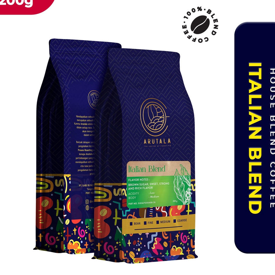 

Best ARUTALA Kopi Italian Blend for Espresso 200 gram Kirim Sekarang