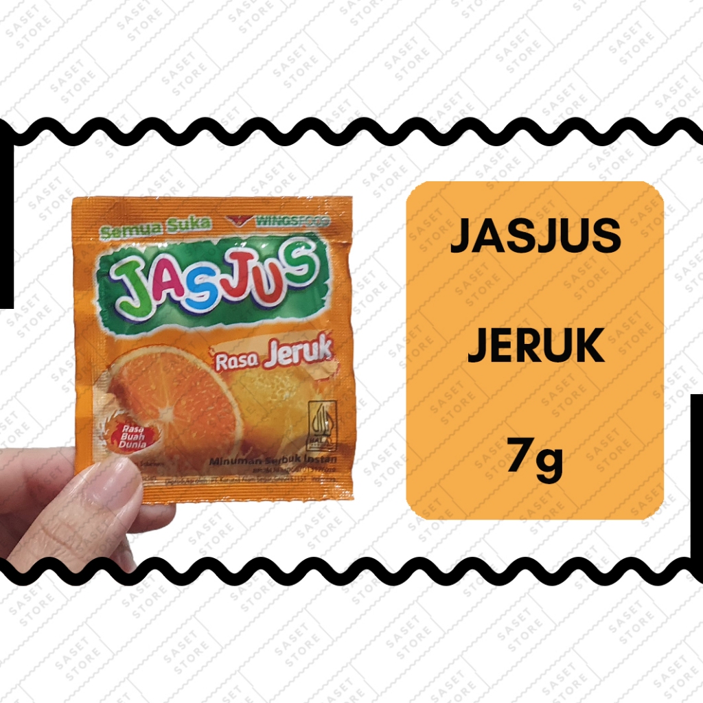 

Jasjus Jeruk 7g / 6g Sachet Minuman Serbuk Instan