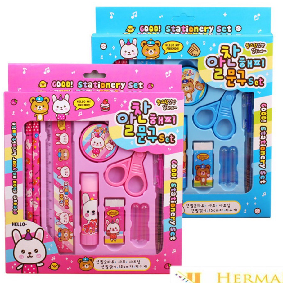 

Buruan Beli HC Paket Alat Tulis set 8in1 Stationery Set Study Set Anak Karakter Set Alat Tulis Anak TK