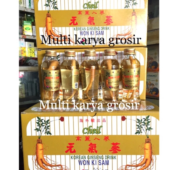 

Terlaris minuman ginseng Korea won Ki Sam korean ginseng drink ↔✢❅