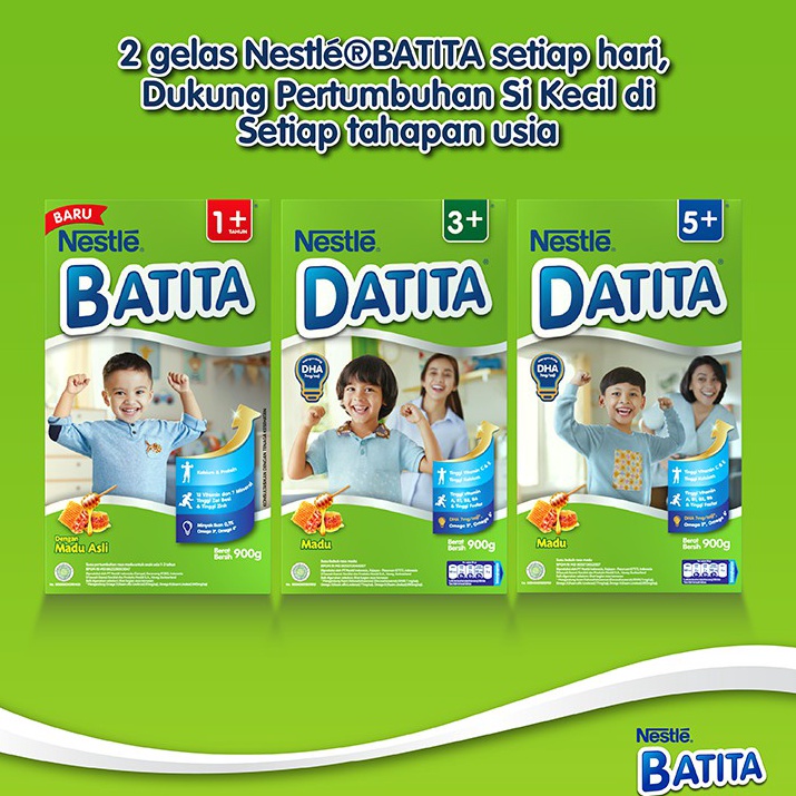 

Ready Batita 1+, Datita 3+ & 5+ Rasa Vanila & Madu 900gr ➡✷