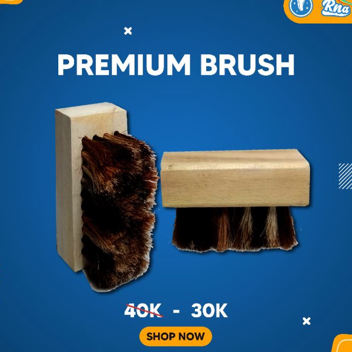 Segera Dapatkan Premium Brush sikat sepatu bulu kuda suede halus lembut Shoes shoe kulit bola microf